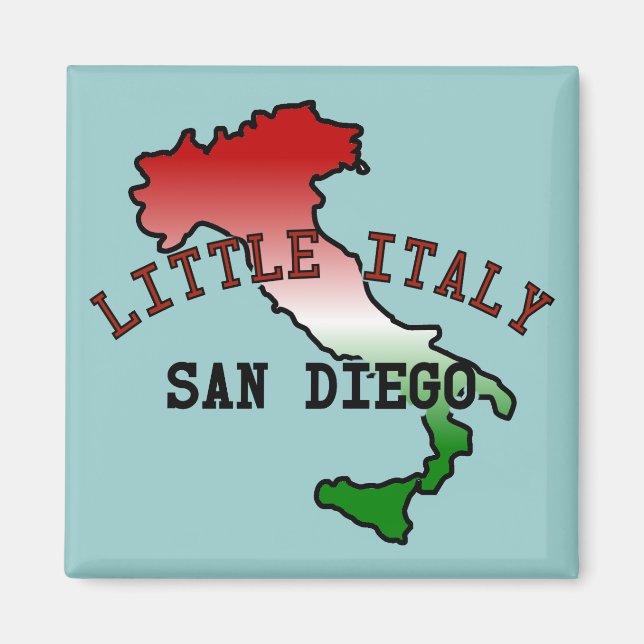 Little Italy San Diego Magnet (Vorne)
