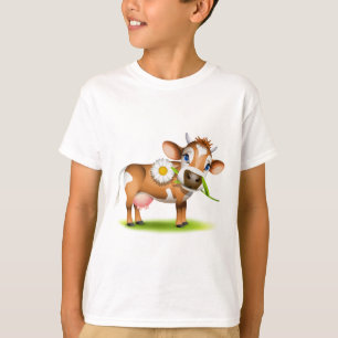 Little Jersey Kuh frisst Disy T-Shirt