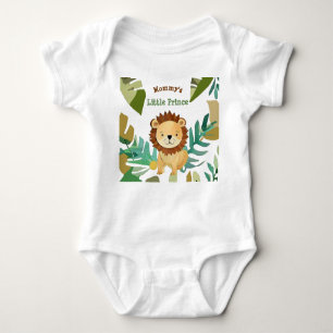 Little Jungle Prince Lion Birthday Baby Strampler