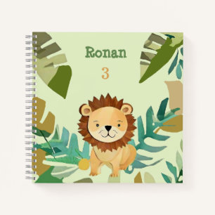 Little Jungle Prince Lion Birthday Notizbuch