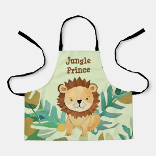 Little Jungle Prince Lion Birthday Schürze