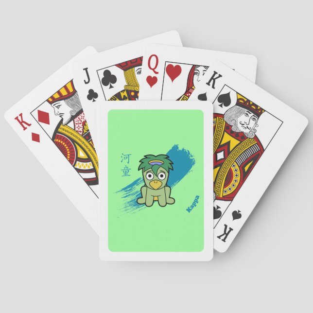 Little Kappa Yokai Spielkarten (Rückseite)