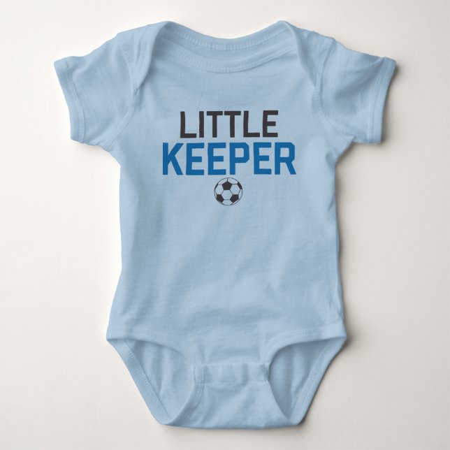 Little Keeper Soccer Baby Bodysuit Strampler (Vorderseite)
