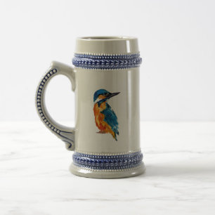Little Kingfisher Bird Bierglas