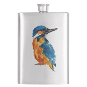 Little Kingfisher Bird Flachmann