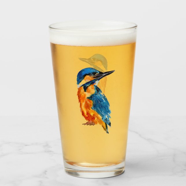 Little Kingfisher Bird Glas (Vorne (Gefüllt))