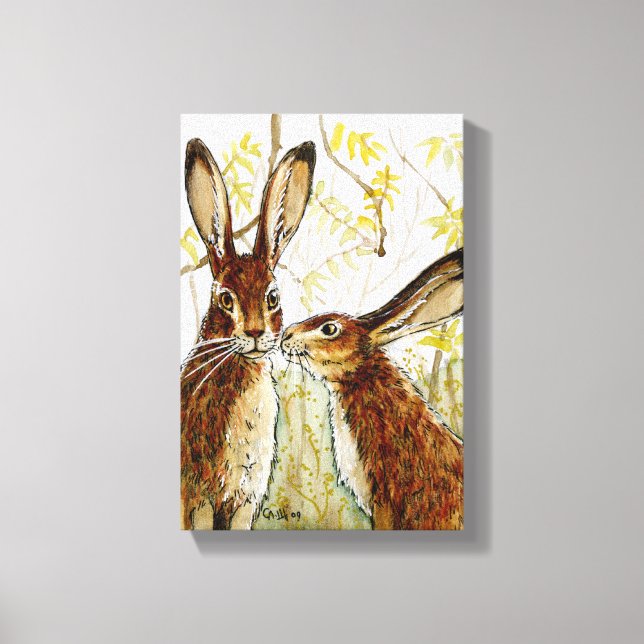 Little Kiss by Svetlana Ledneva-Schukina 543 Leinwanddruck (Vorderseite)