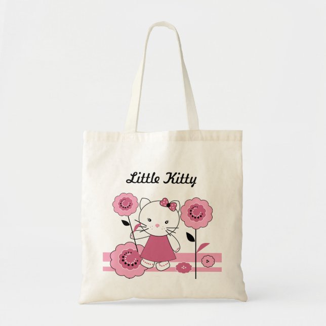 Little Kitty Tote Bag Tragetasche (Vorne)
