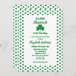 Little Kleeblatt St Patrick's Day Baby Shower Einladung