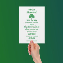 Little Kleeblatt St Patrick's Day Baby Shower