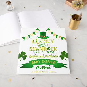 Little Kleeblatt St. Patrick's Day Baby Shower Gästebuch