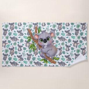 Little Koala Bear Beach Handtuch