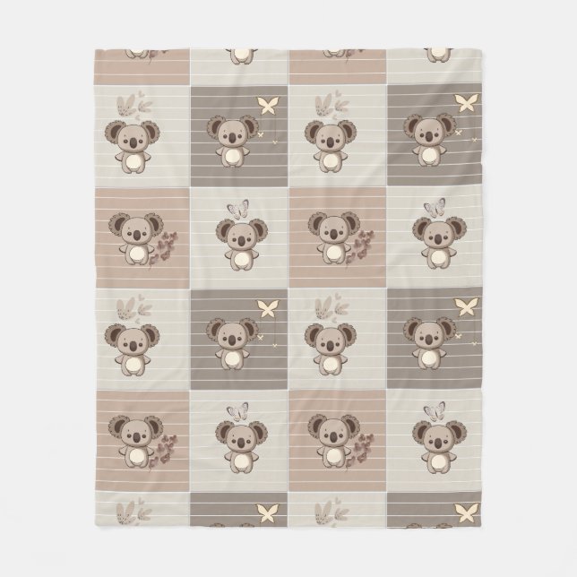 Little Koala Bliss Fleecedecke (Vorderseite)