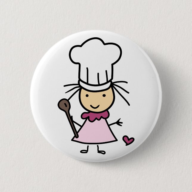 Little Koch Girl Button (Vorderseite)