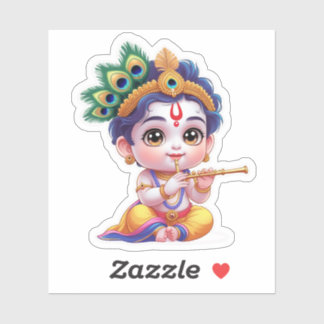 Little Krishna - Hindu God Sticker