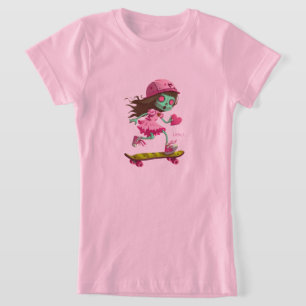 Little L Zombie Skater Girl TShirt