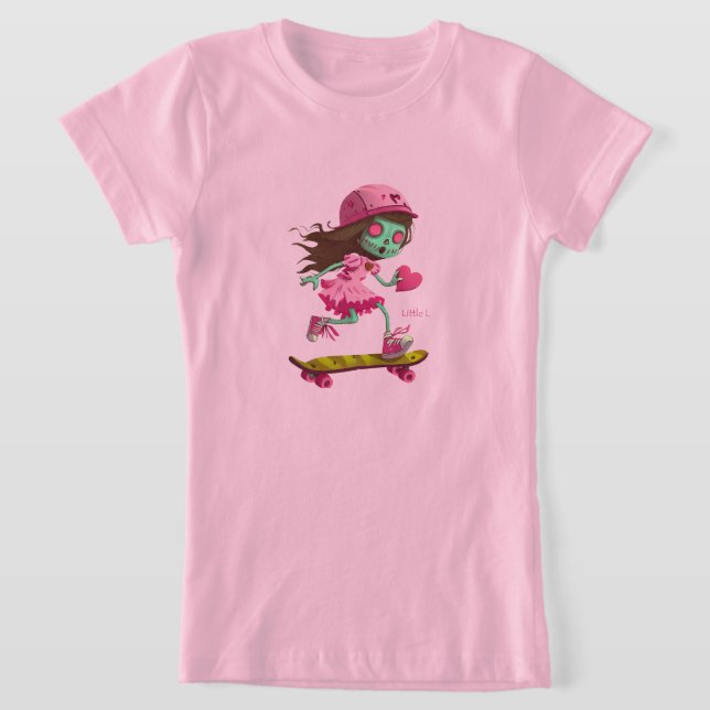 Little L Zombie Skater Girl TShirt (Ablage )