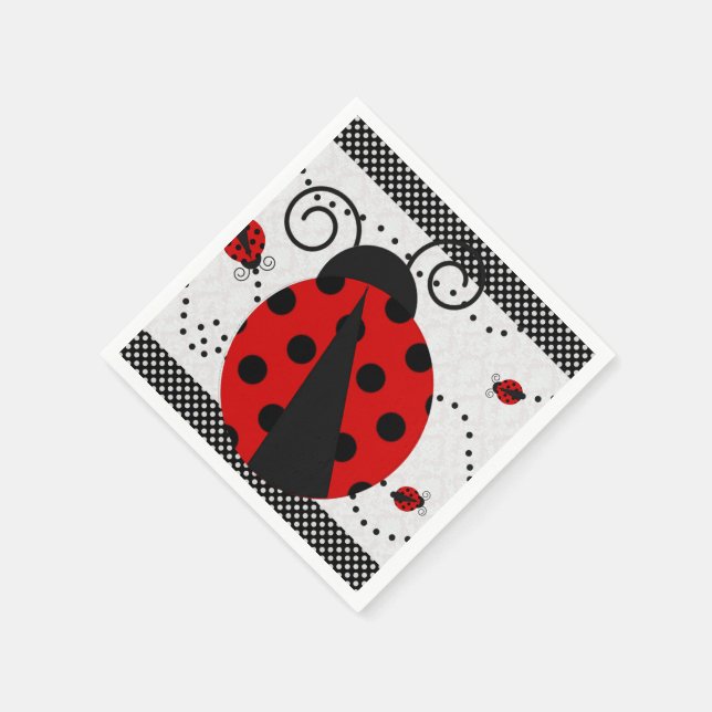 Little Lady Baby Shower Napkins Serviette (Ecke)