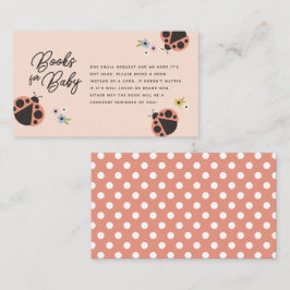 Little Lady Liebe Bug Pink Books for Baby Begleitkarte