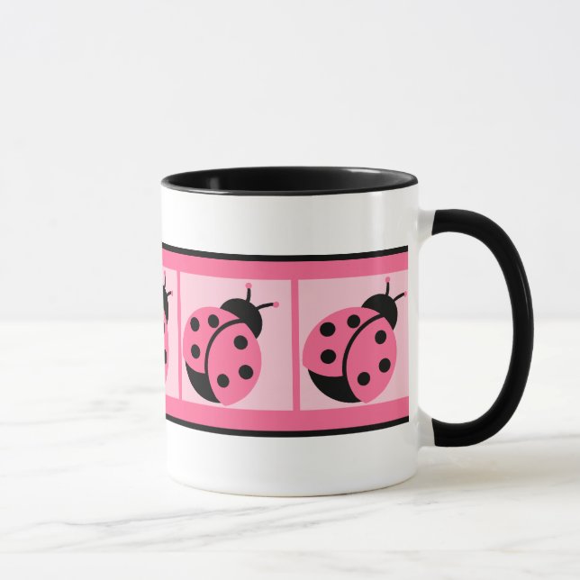 Little Ladybug Banded Coffee Tasse (Rechts)