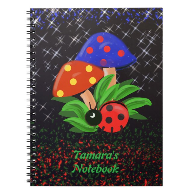 Little Ladybug Spiral Notebook Notizblock (Vorderseite)