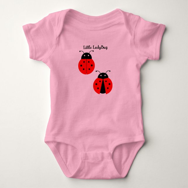 Little Ladybugs Baby Bodysuit Strampler (Vorderseite)