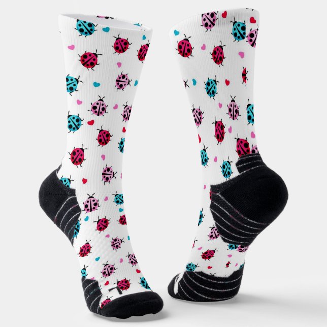 Little Ladybugs Socken (Gewinkelt)