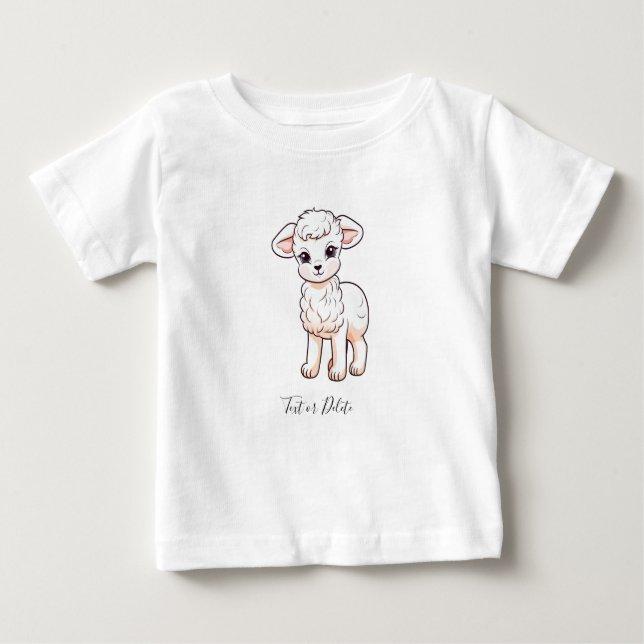 Little Lamb Baby T - Shirt (Vorderseite)