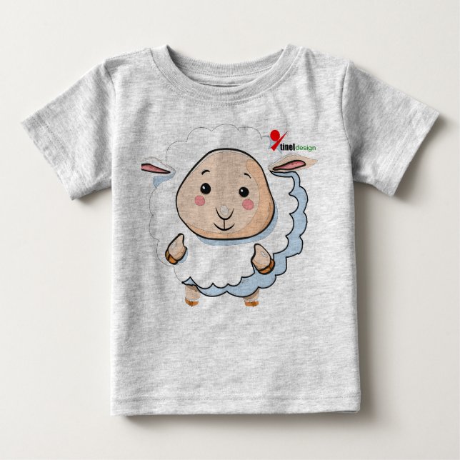 Little Lamb Baby T - Shirt (Vorderseite)