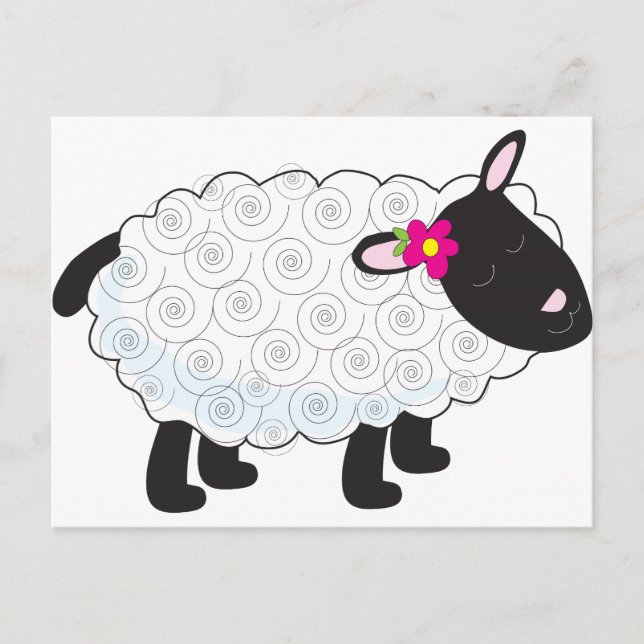 Little Lamb Postkarte (Vorderseite)