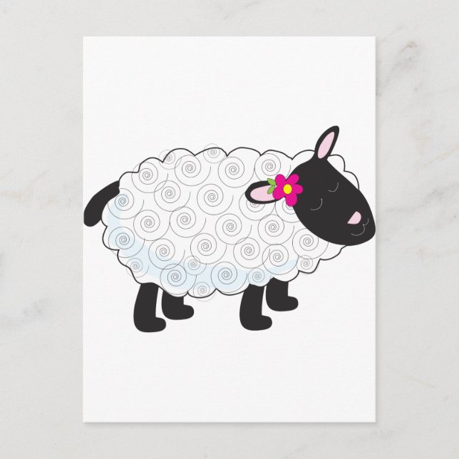 Little Lamb Postkarte (Vorderseite)