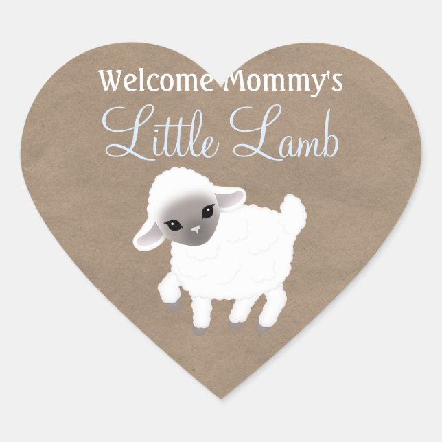 Little Lamb Sticker (Vorderseite)