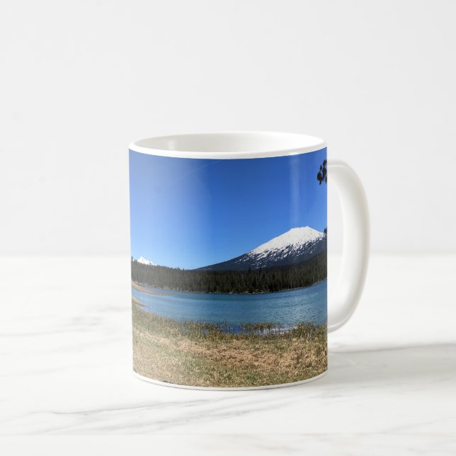 Little Lava Lake, Oregon Kaffeetasse (VorderseiteRechts)
