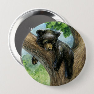 Little Lazy Bear Button