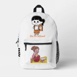 Little Learner's Companion" Bedruckter Rucksack