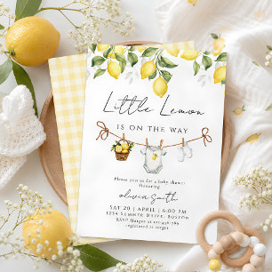Little Lemon Baby Shower Einladung