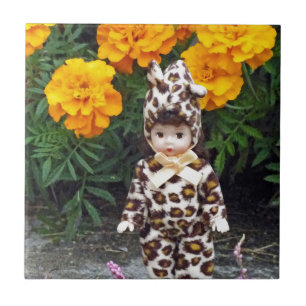 Little Leopard Girl Fliese