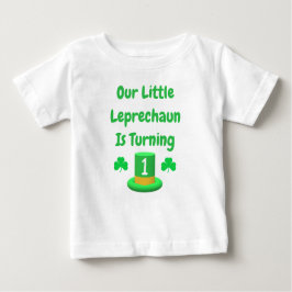 Little Leprechaun 1. Geburtstag Baby T-shirt