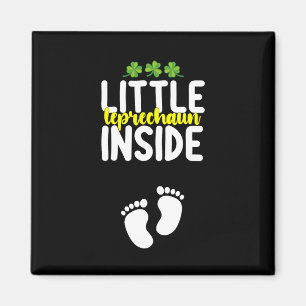 Little Leprechaun Inside Schwangerschaft Schwanger Magnet