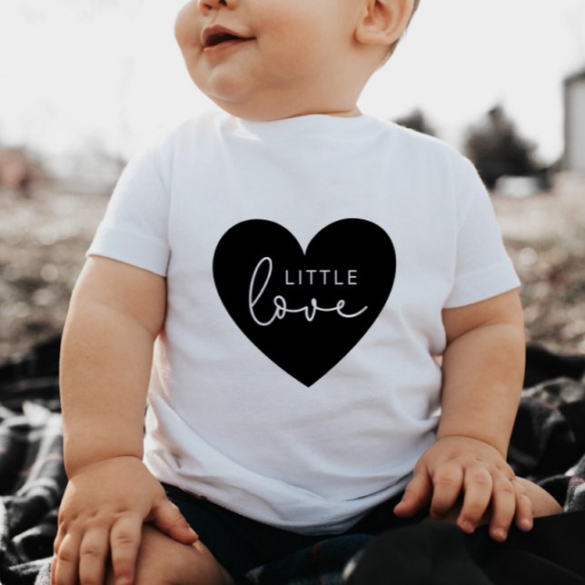 Little Liebe Black Heart Baby Tshirt (Von Creator hochgeladen)