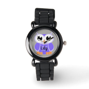 "Little Lila Owl" Armbanduhr