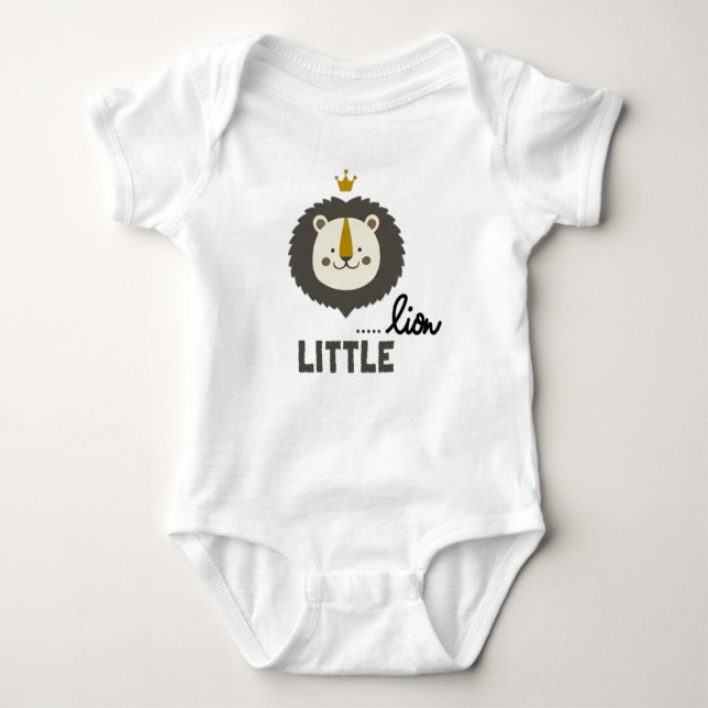 Little Lion Baby Bodysuit Baby Strampler (Vorderseite)