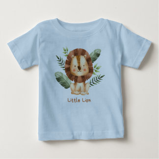 Little Lion Baby T - Shirt: Adorable Brown Lion De Baby T-shirt