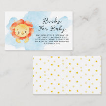 Little Lion It a Boy Watercolor Books Guest