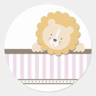 Little Lion {Pink} | Aufkleber
