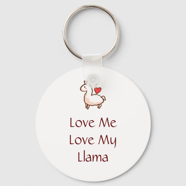 Little Llama Schlüsselanhänger (Vorderseite)