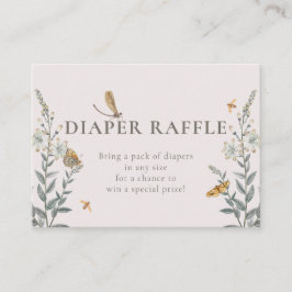 Little Love Bug Wildflower Baby Shower  Begleitkarte