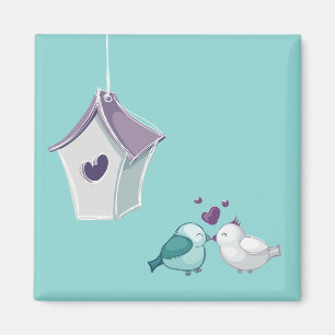 Little Lovebirds Magnet
