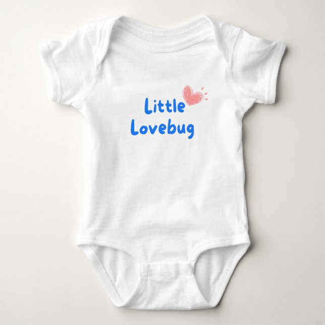 Little Lovebug Baby Strampler (Vorderseite)