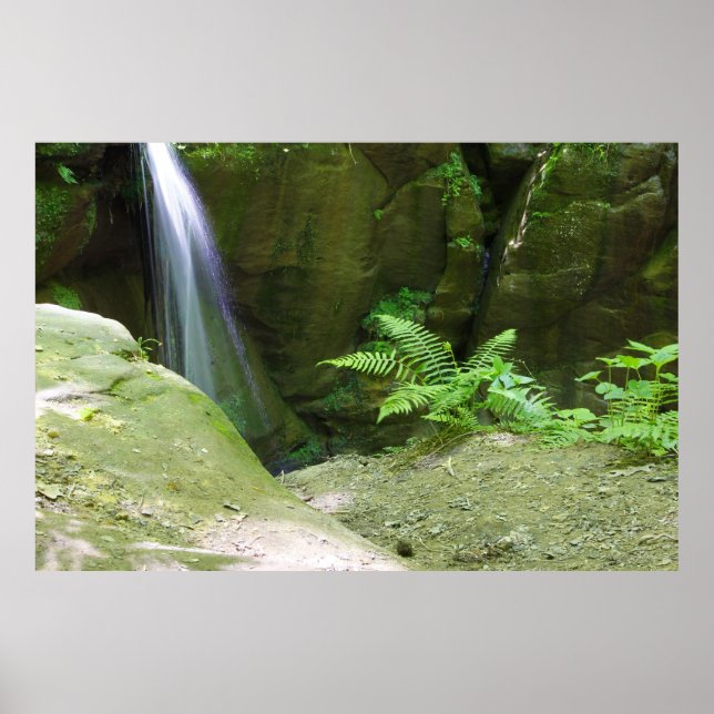 Little Lyons Falls, Mohican Staat Park, Ohio Poster (Vorne)